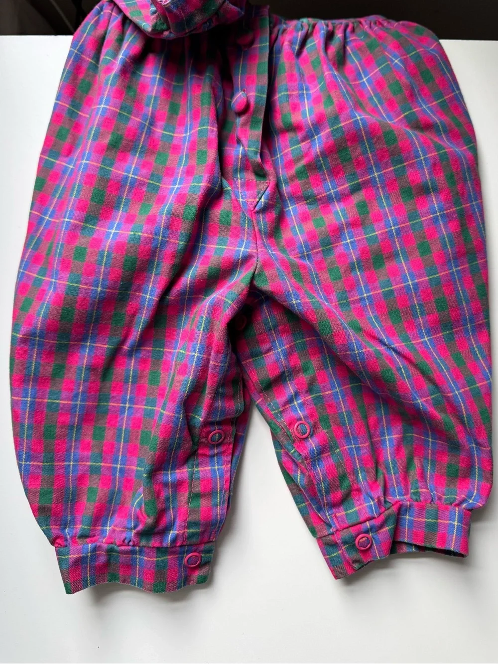 Vintage OshKosh Baby B’Gosh Bubble Romper - Plaid